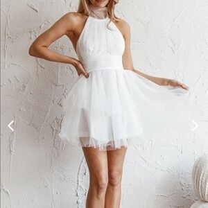 Andria halterneck tulle
